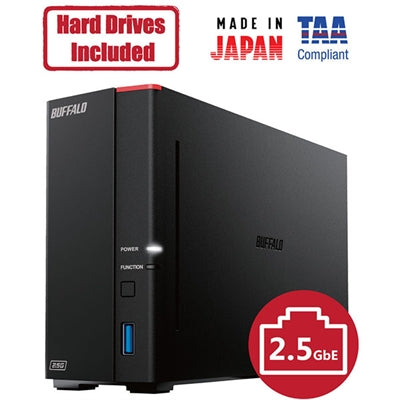BUFFALO LinkStation 710 1-Bay 8TB Personal Cloud NAS Storage Hard Drives Included BUFFALO LinkStation 710 1-Bay 8TB Personal Cloud NAS Storage Hard Drives Included